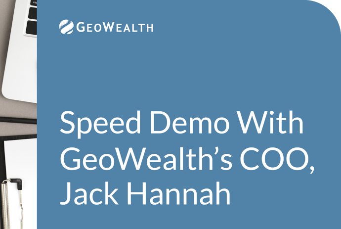Speed Demo Video Hosted by GeoWealth